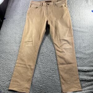 Agave Denim Waterman Relaxed Straight Leg Jeans Men's 42x36 Santiago Khaki USA